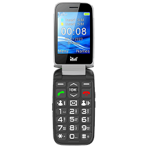 MEANIT MOBILNI TELEFON SA VELIKIM EKRANOM U BOJI 2,8" - CRNI - SENIOR FLIP MAX BLACK