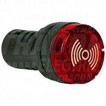 Tonski i svetlosni signal crveniAC/DC24V
