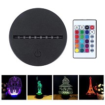 STONA LAMPA POSTOLJE 3D RGB PROSTO