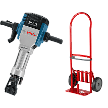 Bosch  GSH 27 VC  Elektro-pneumatski čekić za razbijanje + poklon transportna kolica