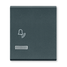 MODE Taster sklopka za zvono sa indik.10A 2M crna