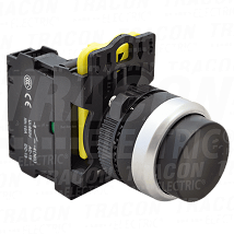 Istaknuti taster crno1×NO. 5A/230V AC-15. IP65