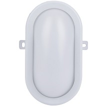 LED lampa ovalna 12W 4000K IP54 bela