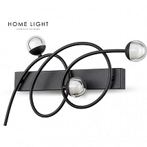 ZIDNA LED LAMPA 1X11W WW LUNA 323 CRNA BBLINK