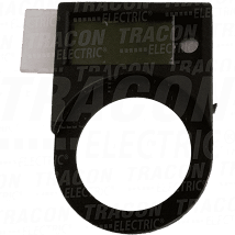 Natpisna ploca sa bocnim klizanjem25×10mm ABS