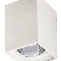 NADGRADNA ROZETNA KVADRAT 1XE27 MADDOX 2486 BELA RABALUX