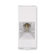 MODE Priklj.telef.RJ 12 6/4 1Mbela(663.0)