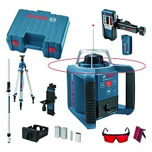 Bosch GRL 300 HV rotacioni laser + BT 300 HD stativ + GR 240 merna letva , set