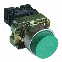 Istaknuti taster montirane nametalnu plocu zelena1×NO. 3A/2