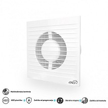 Ventilator fi 125 E125S MRE 16W ERO bela