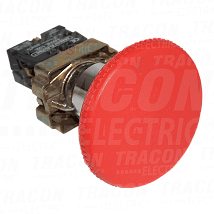 Gljivasti taster d60 crveni sa okretom 1×NC.3A/40 BR