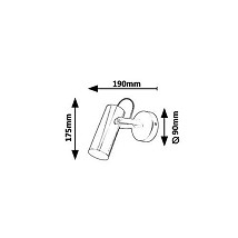 SPOT LED LAMPA 5W RAVEN 6428 RABALUX