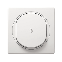 E610.00 Taster sklopka za zvono bela