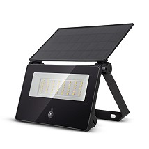 Solarni LED reflektor 15W 4000K 1300lm sa senzorom i dalj.