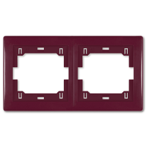 PRESTIGE maska dvostruka horiz.bordo(6701.3)