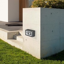 SPOLJNA ZIDNA LAMPA KUCNI BROJ LED 6W HANOVER 8747 RABALUX