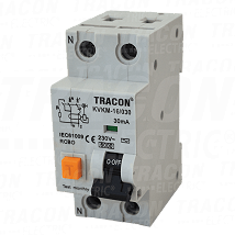 Komb. zastitna prekidac 2P 2 modul C16A. 30 mA. 6kA. AC