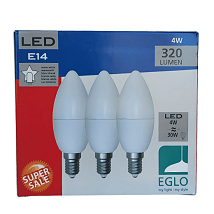 LED SIJALICA E14 4W NW 4000K PRIRODNO BELA 3pack 10711 EGLO