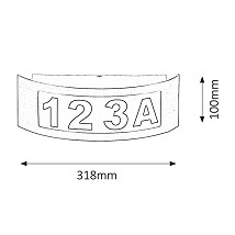 SPOLJNA ZIDNA LAMPA KUCNI BROJ 1XE27 INNSBRUCK 8749 RABALUX