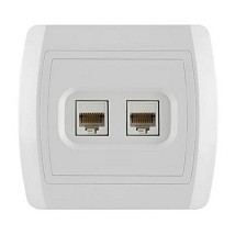 STATUS Komun. prik. RJ45 8/8 sa dva modula Cat6 UTP