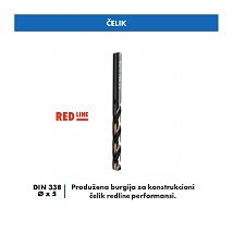 HSS BURGIJA ZA METAL RED LINE DIN338 6,0MM