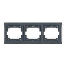 PRESTIGE maska trostruka horiz.sivo-grafit(6703.2