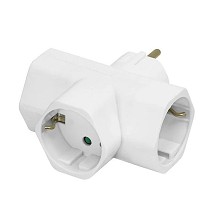 STRUJNI RAZVODNIK-RAZDELNIK T 3 UTICNICE 16A BELI