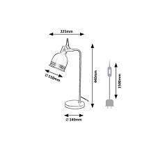 STONA LAMPA 1XE14 FLINT 2240 RABALUX