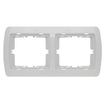 STATUS Dvostruki ukrasni okvir horizontalni beli