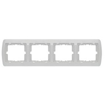 STATUS Cetvorostruki ukrasni okvir horizontalni beli