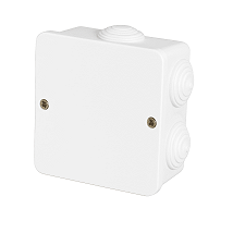 Nadgradna razvodna kutija bela 80x80