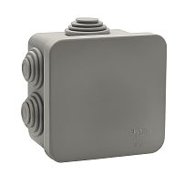 Nadgradna razvodna kutija siva 80x80