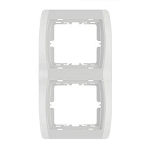 STATUS Dvostruki ukrasni okvir vertikalni beli