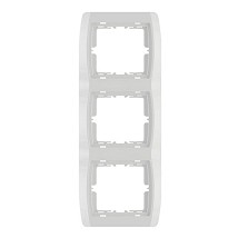 STATUS Trostruki ukrasni okvir vertikalni beli