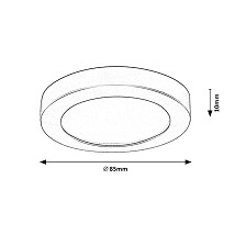SPOLJNA UGRADNA LED LAMPA 3W COCO BELA 5276 IP44 RABALUX