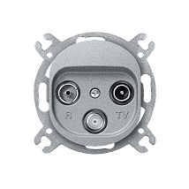 E612S.S Priklj. antenska bez maske EON TV/FM/SAT - zavrsna