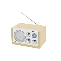 DENVER TR-63LW FM RADIO Lightwood