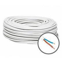 (T2) H03VV-F (PP/L 2x0.75) beli licnasti kabel