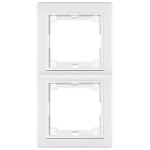 PRESTIGE Maska dvostruka sa medjuramom vertikalna bela