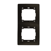 PRESTIGE Maska dvostruka vertikalna Crna Soft