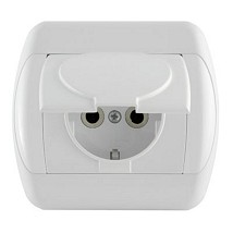 ROYAL Dvopolna prikjucnica 16A/250V sa poklopcem