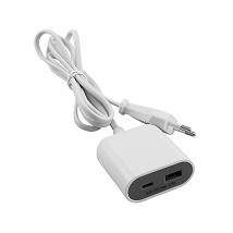 Uticnica sa USB punjacem A+C i kablom 1.5m