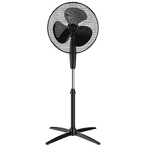 NIAROS PODNI Ventilator PREČNIKA 43CM, 45W, VISINA DO 133CM ,CRNI