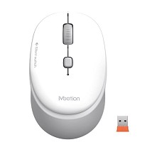 MEETION R571WH BEŽIČNI SILENT Miš, 2.4GHZ, BELO-SIVI