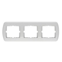 ROYAL Trostruki ukrasni okvir horizontalni beli