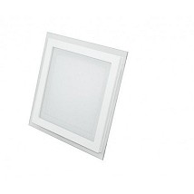 KNS2 LED PANEL 6W UGRADNI SA STAKLENIM OKVIROM CW KVADRAT