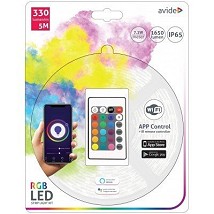 LED traka WIFI TUYA+IR blister RGB 7.2W 12V IP65 5m SMD 5050