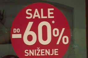 Sniženja u buticima, a kupaca sve manje...