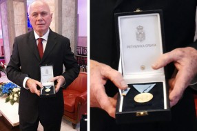Predsednik Srbije uručio Slobodanu Markoviću Zlatnu medalju za zasluge
