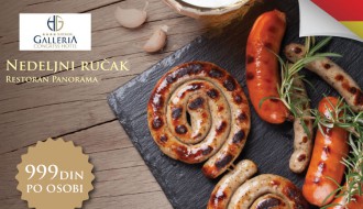 Nemački specijaliteti na nedeljnom ručku u restoranu "Panorama"